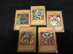 Yugioh LOB LDD classics Vintage Legend Of Blue Eyes White Dragon (5 Cards) - Image 1