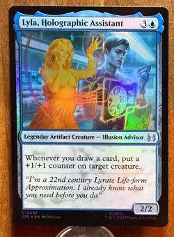 Lyla, Holographic Assistant #0007 Spider-Man Eternal Foil Uncommon - Image 1