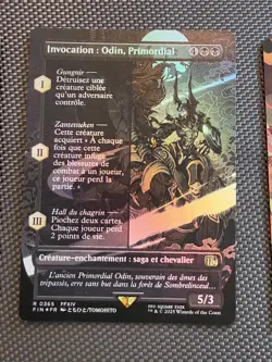 Mtg FIN Final Fantasy - Summon Invocation: Odin Primordial FR FOIL -NM - Image 1
