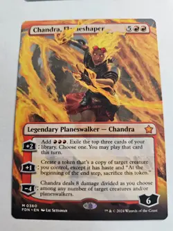 MTG - Chandra, Flameshaper Borderless Foundations 0360 - Image 1