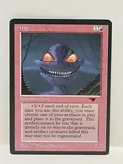 Magic the Gathering Atog Antiquities 1994 Near Mint Never Been Played Condition - Image 1
