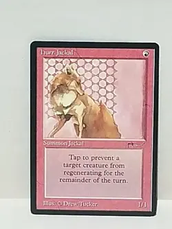 Magic the Gathering Hurr Jackal Arabian Nights 1994 Near Mint Never Been Played - Image 1