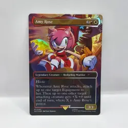 Amy Rose #2083 FOIL MTG Secret Lair Sonic the Hedgehog - Image 1