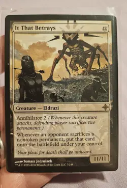 🔥 MTG- It That Betrays- Duel Decks: Zendikar vs. Eldrazi- # 7/248 MTG NM 🔥 - Image 1