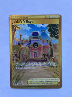 Pokemon Jubilife Village (Secret) #212/189 SWSH10: Astral Radiance NM - Image 1