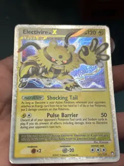 Pokemon TCG Electivire LV. X Mysterious Treasures 121/123 Holo Ultra Rare- LP/MP - Image 2