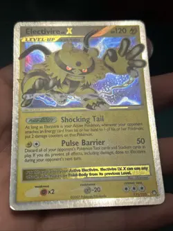 Pokemon TCG Electivire LV. X Mysterious Treasures 121/123 Holo Ultra Rare- LP/MP - Image 3