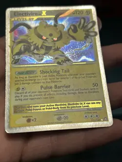Pokemon TCG Electivire LV. X Mysterious Treasures 121/123 Holo Ultra Rare- LP/MP - Image 4