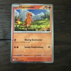 Charmander 007/091 COSMOS HOLO PROMO Paldean Fates Pokemon Special Collection - Image 1