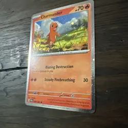 Charmander 007/091 COSMOS HOLO PROMO Paldean Fates Pokemon Special Collection - Image 3