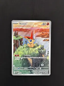 Pokemon Victini SVP 208 Promo Illustration Rare NM/Mint English Edition - Image 1