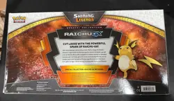 Sealed Pokemon Shining Legends Raichu GX Special Collection Box - Image 2