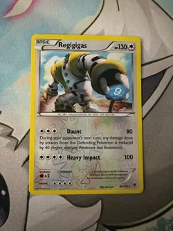 Pokemon Regigigas 86/119 Reverse Holo Rare Phantom Forces NM - Image 1