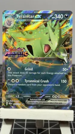 Tyranitar Ex Stamped Promo 064/131 Prismatic Evolutions Pokemon TCG -PACK FRESH- - Image 1