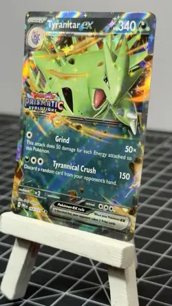 Tyranitar Ex Stamped Promo 064/131 Prismatic Evolutions Pokemon TCG -PACK FRESH- - Image 2