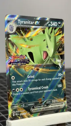 Tyranitar Ex Stamped Promo 064/131 Prismatic Evolutions Pokemon TCG -PACK FRESH- - Image 3
