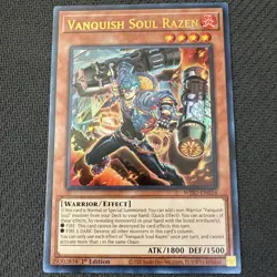 Vanquish Soul Razen WISU-EN016 Wild Survivors 1st Edition Ultra Rare Yu-Gi-Oh! - Image 1