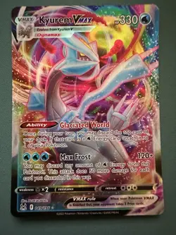 Pokemon TCG Kyurem VMAX Holo Ultra Rare Card Sword & Shield Lost Origin - Image 1