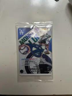 One Piece Dodgers Collab Promo Card Monkey D. Luffy TCG - Image 1