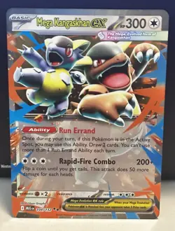 Pokemon Mega Evolutions TCG Double Rare Card - Mega Kanggaskhan EX (104/132) - Image 1