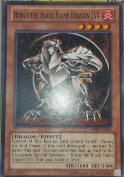 Yugioh Horus the Black Flame Dragon LV4 YSKR-EN019 Trading Card Game TCG - Image 1