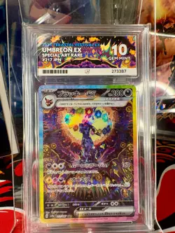 Pokemon TCG Umbreon EX Terastal Festival 217/187 Ace 10 gem Mint Card Japanese - Image 1