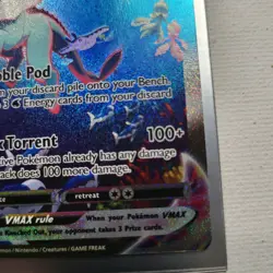Vaporeon VMAX SWSH182 SWSH: Sword & Shield Black Star Promo Card Holo Near Mint - Image 4