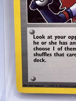 Pokemon Rocket's Sneak Attack 72/82 Team Rocket Rare Card - Image 3