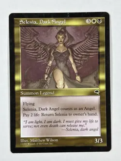 Selenia, Dark Angel Tempest Regular MTG Magic the Gathering - Image 1