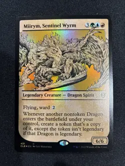 MTG - Miirym, Sentinel Wyrm (Showcase) Battle for Baldur's Gate FOIL LP - Image 1