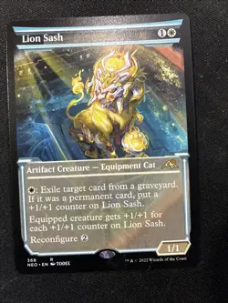 MTG - Lion Sash (Showcase) Kamigawa: Neon Dynasty - Image 1