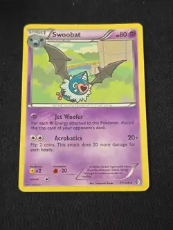 Swoobat 71/149 Boundaries Crossed Regular Pokemon TCG Light Played Condition - Image 1