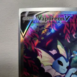 VAPOREON V SWSH181 2021 POKEMON VAPOREON VMAX PREMIUM COLLECTION PROMO - Image 2
