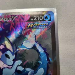 VAPOREON V SWSH181 2021 POKEMON VAPOREON VMAX PREMIUM COLLECTION PROMO - Image 3
