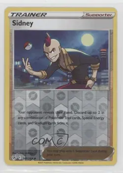 Sidney Reverse Foil Pokemon Sword & Shield Fusion Strike #241 - Image 1