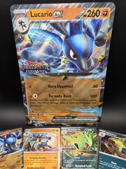 Pokemon Lucario Ex & Tyranitar Ex Premium Collection Promo Stamped Cards Set 5pc - Image 2