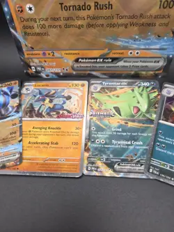 Pokemon Lucario Ex & Tyranitar Ex Premium Collection Promo Stamped Cards Set 5pc - Image 4
