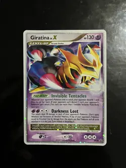 Pokemon TCG Giratina Lv.X DP38! Damaged Condition! See Description! - Image 1