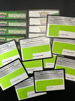 Lot x10 XY Fates Collide Pokemon TCG Online Code Cards ETB Quick EBay Delivery - Image 1