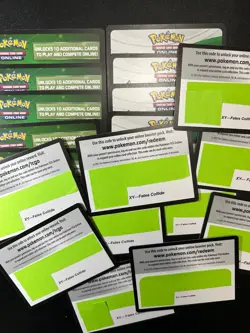 Lot x10 XY Fates Collide Pokemon TCG Online Code Cards ETB Quick EBay Delivery - Image 2