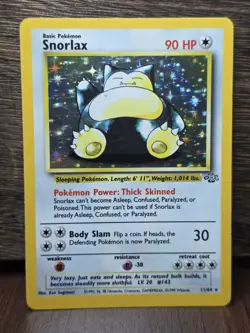 1999 Pokemon Jungle Set Snorlax 11/64 Vintage Holo Unlimited Holo LP - Image 1