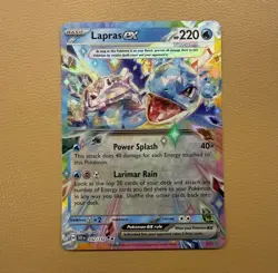 Lapras Ex 032/142 SV: Stellar Crown Double Rare Holo Pokemon TCG - Image 1