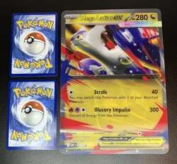 JUMBO Mega Latias Ex 011 Black Star Promo *3D Effect* Pokemon NM - Image 1
