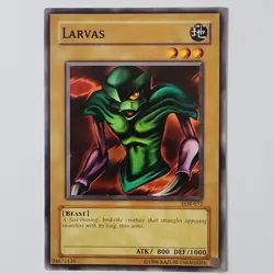 Larvas - LOB-073 - HP - Common - Unlimited - Yugioh - 2010 Reprint - Image 1