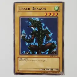 Lesser Dragon - LOB-EN113 - HP/DMG - Common - Unlimited - Yugioh - Worldwide Eng - Image 1