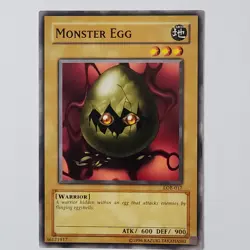 Monster Egg - LOB-017 - LP - Common - Unlimited - Yugioh - 2010 Reprint - Image 1