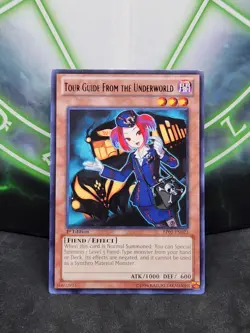 Yugioh Tour Guide from the Underworld BP01-EN023 Black Rare 1st Edition NM - Image 1