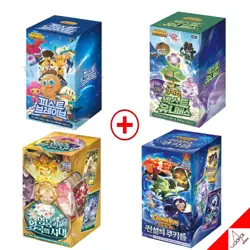 Cookie Run Braverse Vol.1+Vol.2+Vol.3+Vol.4 Set Booster Pack Card TCG-Korean - Image 1