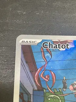 Pokemon TCG Full Art Chatot 181/162SV05: Temporal Forces Holo Secret Rare Card - Image 3