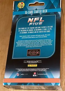 2019 Panini NFL Five Trading Card Game 55 Karten - Neu - Sealed - Image 2
